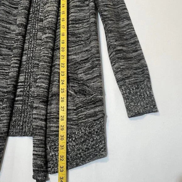 ARITZIA WILFRED Flaubert Silk Cashmere Blend XS Marl Yarn Open Cardigan Knit - Picture 6 of 9